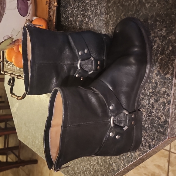 Black frye harness boots - Picture 5 of 8